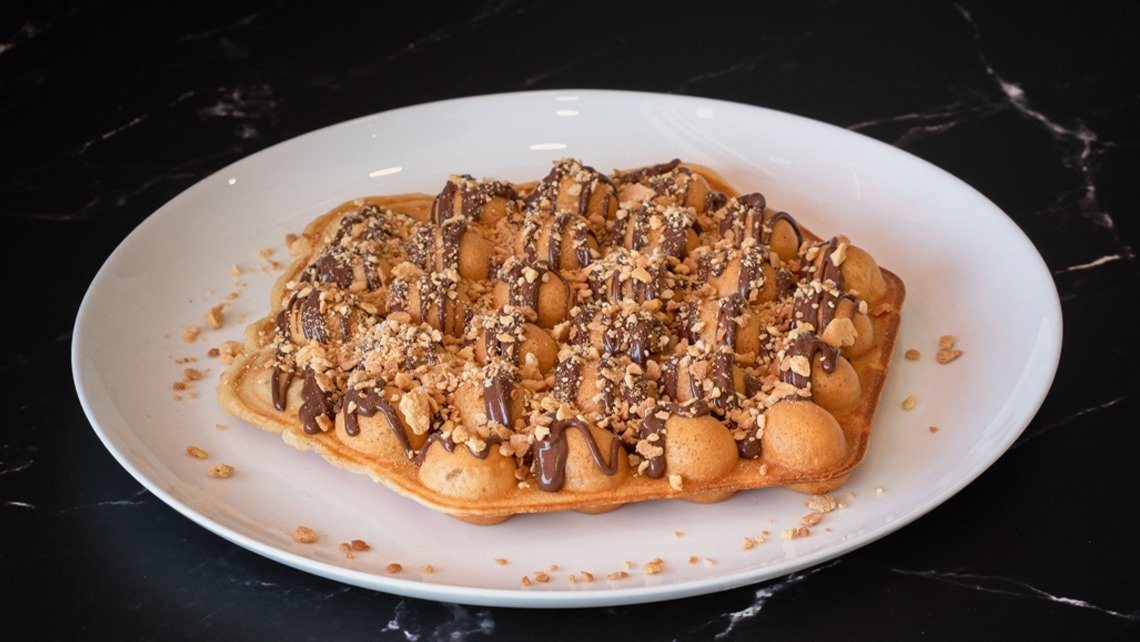 Nutella biscuit waffle
