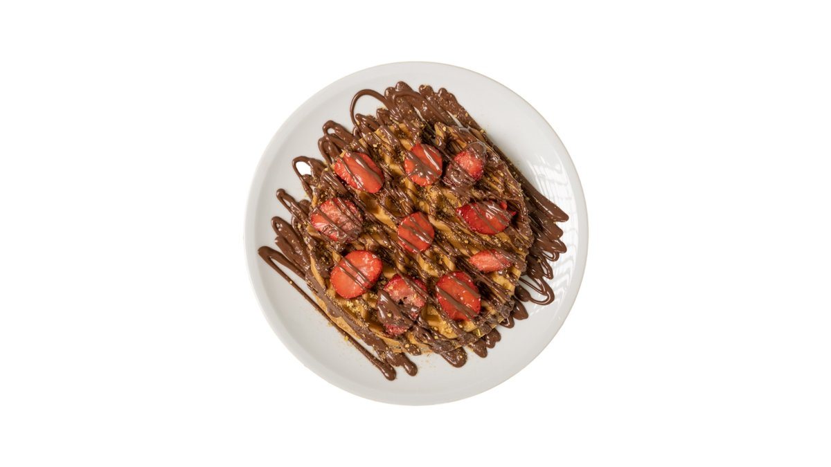 Strawberry fantasy waffle